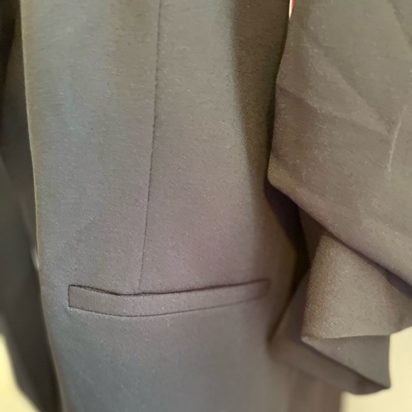 FashionNova “The Celine Blazer” Black Small Ruched Sleeves - Picture 6 of 10